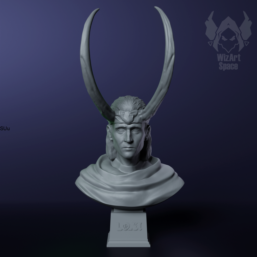 Busto Decorativo Premium en Resina (20cm)